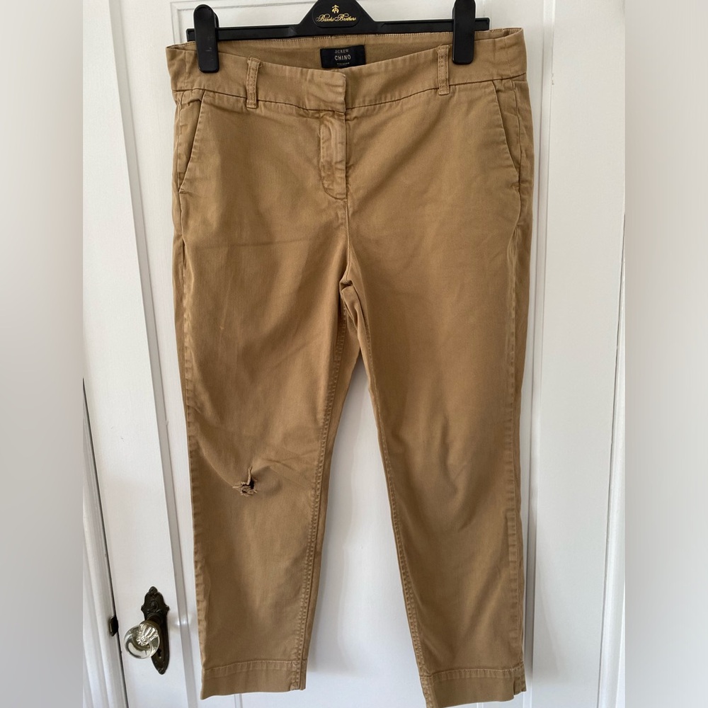 J. Crew stretch straight leg chino pants. Size 14